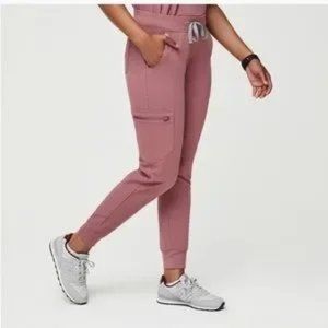 FIGS Zamora Joggers Mauve Blue Scrub Pants - Small